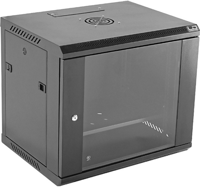 애니포트 엘디 통신장비 장착용 서버 이동식 허브랙 9U 500 x 600 x 450 mm, 1개, LD-HB500