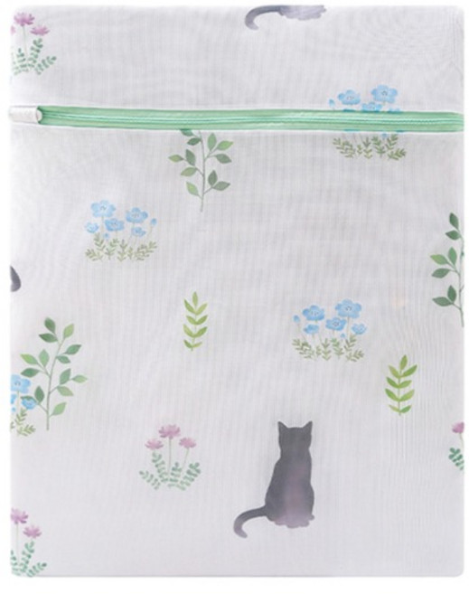 Marizioa 胸罩內衣防變形洗衣袋 特大號 60 x 60 cm, 貓先生, 1個