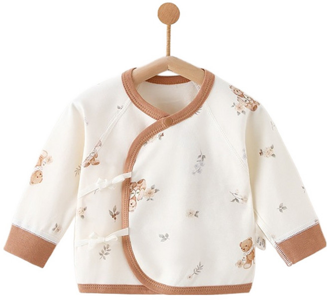 스타도어 신생아용 컬러라인 패턴 배냇저고리