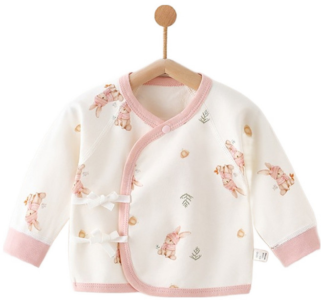 스타도어 신생아용 컬러라인 패턴 배냇저고리