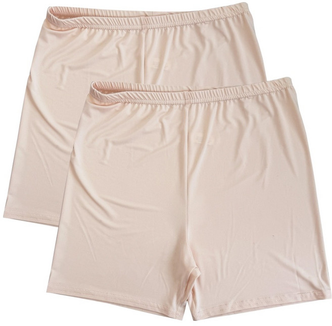 여성용 와이드핏 스판 속바지 2p