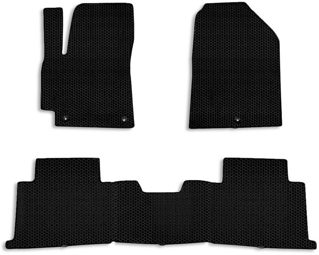 메이튼 차량용 TPE 벌집 카매트 1열 운전석 조수석 2열 S111, 블랙, 삼성 SM6 / 뉴SM6 2016년 형~