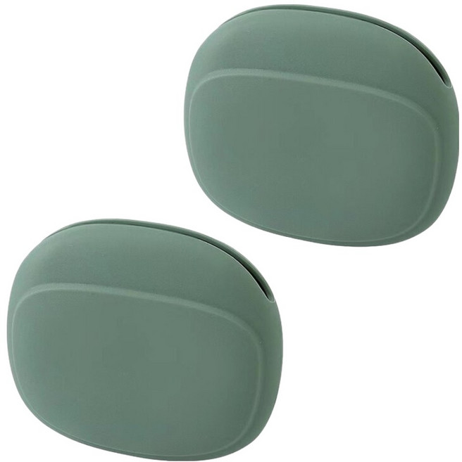 피넬 다용도 수납 정리 파우치, 그린, 2개