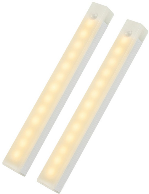 캥거 충전형 LED 조명 베란다 현관 센서등 20cm, 웜화이트, 2개