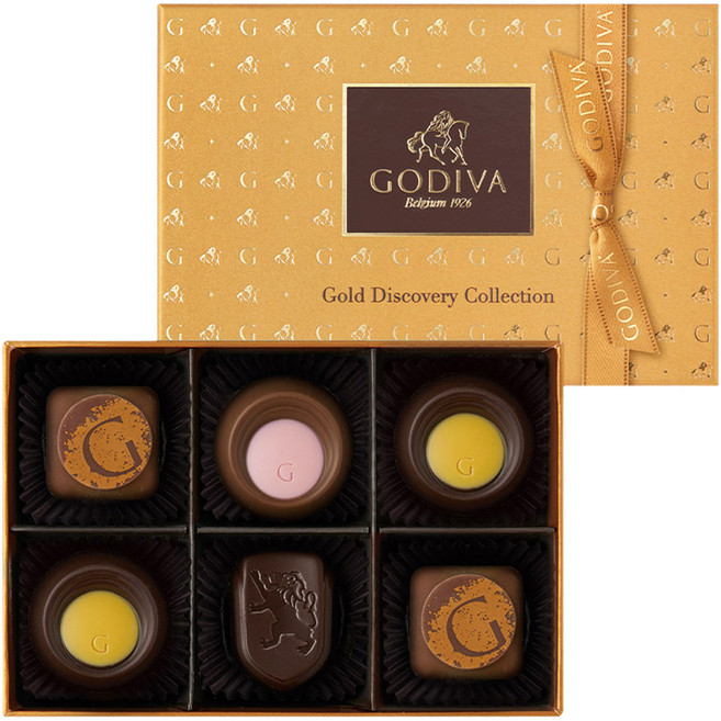 고디바 골드 디스 커버리 6p 세트, 68g, 1세트