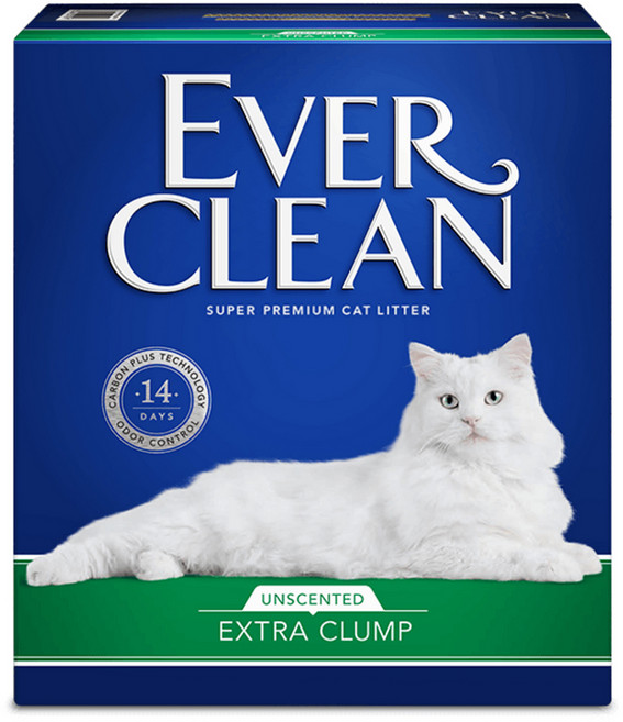 EVER CLEAN 藍鑽 強效結塊貓砂, 無香, 8.5kg, 1盒