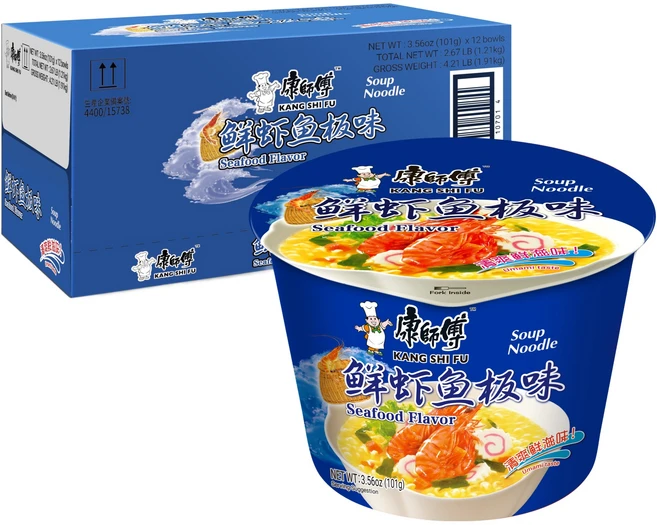 캉스푸 선하어반맛 컵라면 101g, 12개 - 쿠팡