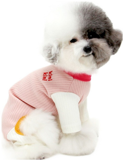 키니키니 반려동물 코튼 캔디 올인원, 핑크, 1개