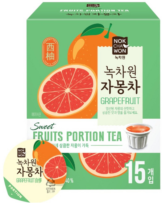 녹차원 자몽차 포션, 30g, 30ml, 1개입, 1개