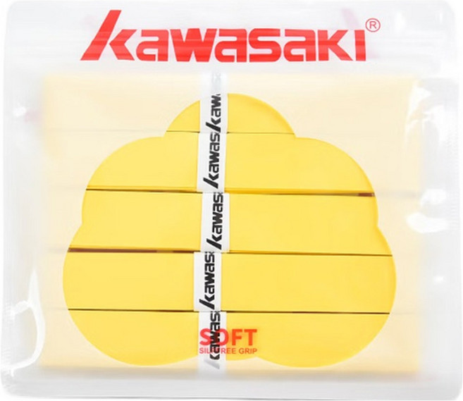 가와사키 울트라 소프트 그립 5p, 옐로우, 1개
