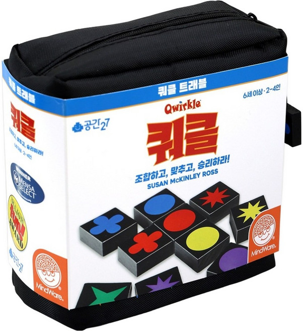 공간27 쿼클 트래블 보드게임 세트, 1개, 혼합색상