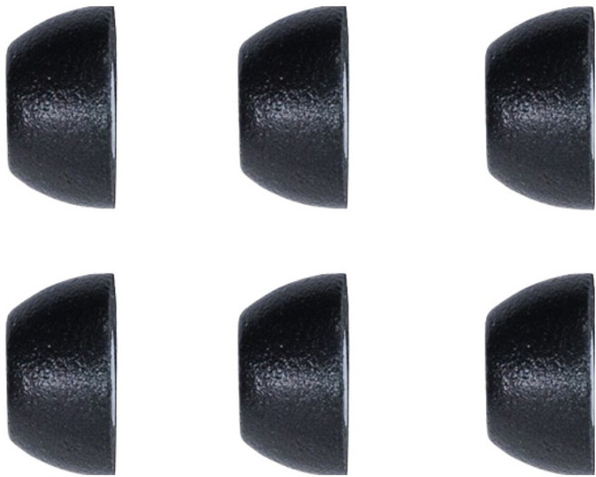 컴플라이 트루그립 맥스 에어팟 프로3 전용 차음성 극대화 라텍스 프리 소재 폼팁 M 6p, 블랙, 1개