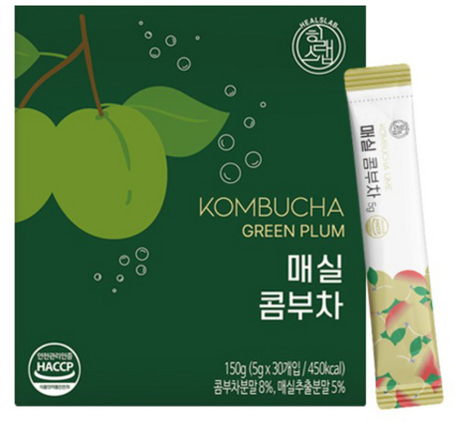 healslab 康普茶 梅子, 1個, 30入, 5g