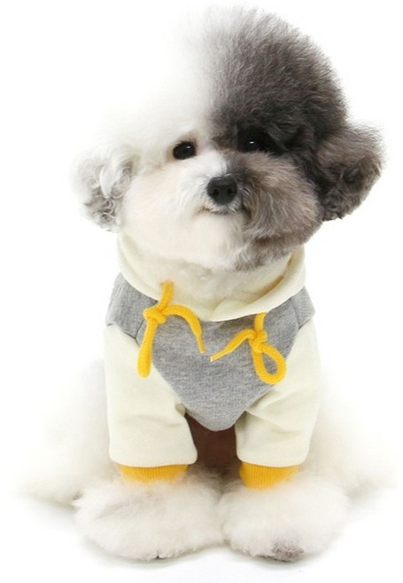 키니키니 강아지 위 알 키니 후드, 그레이, 1개