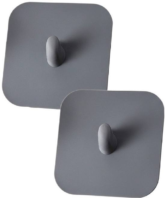 굿앤칩 욕실 화장실 냄새차단 배수구 커버 2p, 그레이