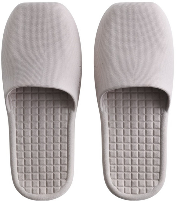 CMYK 좌우 구분없는 미끄럼방지 PVC 막힘 다용도 욕실화, 브라운, 1개