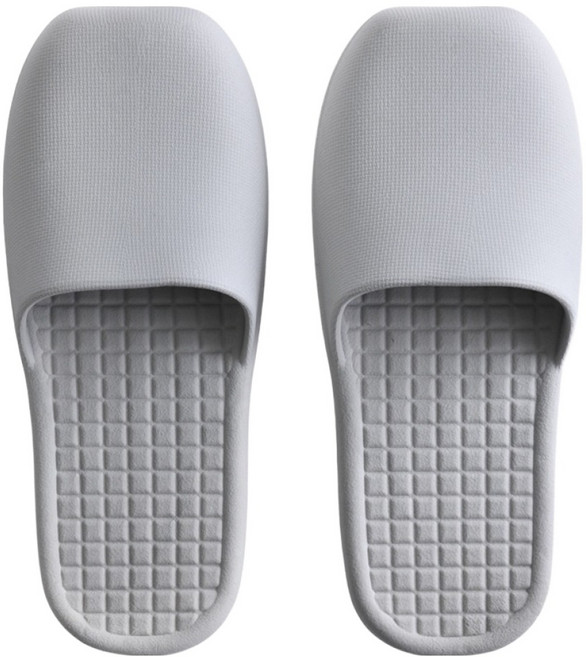 CMYK 좌우 구분없는 미끄럼방지 PVC 막힘 다용도 욕실화, 그레이, 1개