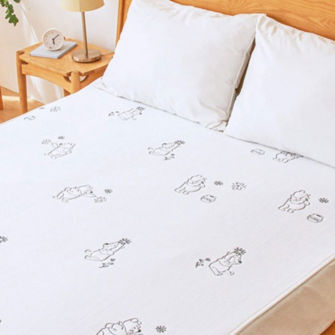 HanilMedical 디즈니 곰돌이 푸 오코텍스 냉감패드, 화이트, 쿨매트