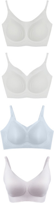 24hrs. 無感失憶內衣夏日推薦款4件組 暖色系