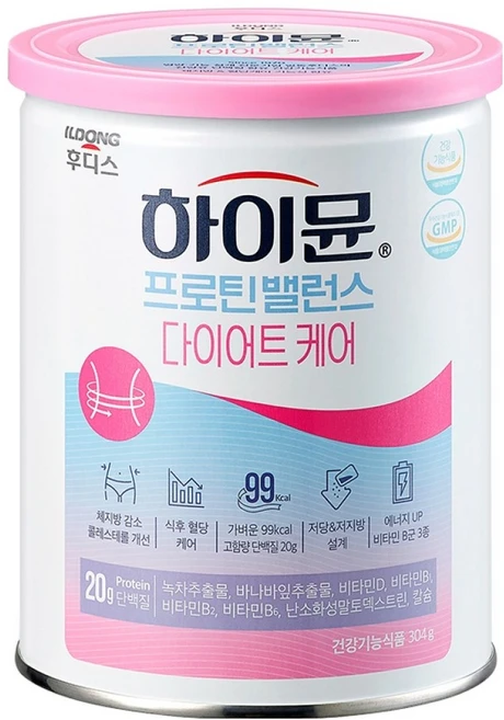 하이뮨 프로틴 밸런스 다이어트케어 캔, 1개, 304g - 쿠팡