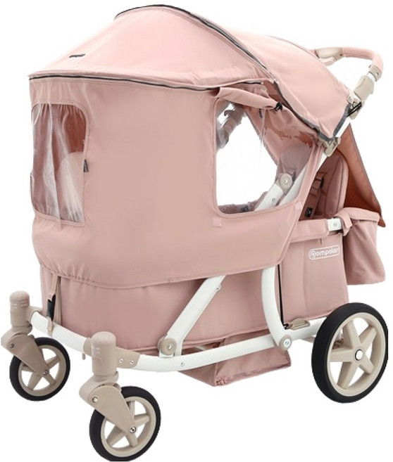 폼포라 N2 유아웨건 전용 멀티 햇빛가리개, 캔디 핑크, 1개