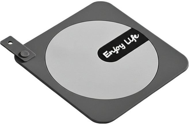 코이드림 주방 싱크대 실리콘 방수 배수구 덮개, 그레이, 1개