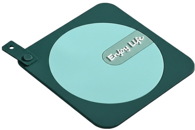 코이드림 주방 싱크대 실리콘 방수 배수구 덮개, 블루, 1개