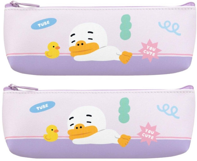 카카오프렌즈 삼각 필통, 2개, 튜브