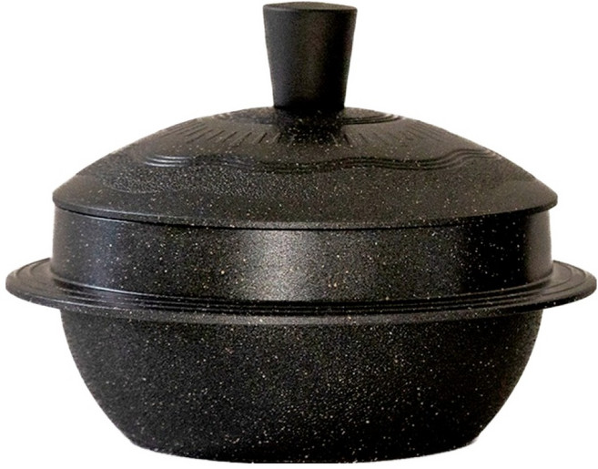 키친아트 IH 오페라 가마솥, 1개, 블랙, 18cm