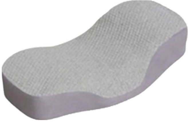 닥터바로 경추베개 멜란지, 그레이, 1개