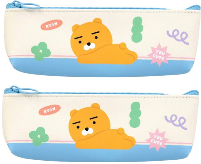 KAKAO FRIENDS 三角筆袋, 2個, 萊恩