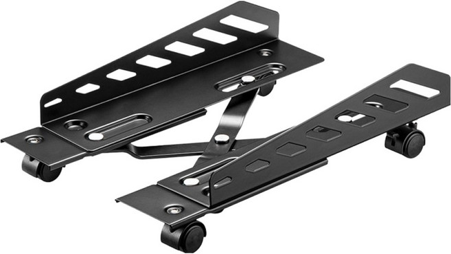 넥시 PC 데스크탑 거치대 NX1632, 1개, 무광 블랙