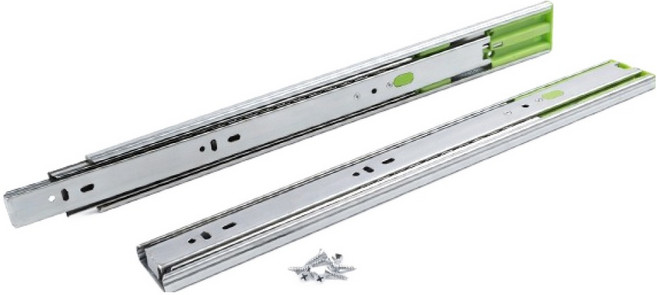 지오비즈 3단 광폭 서랍레일 댐퍼 400mm 1조, 1개