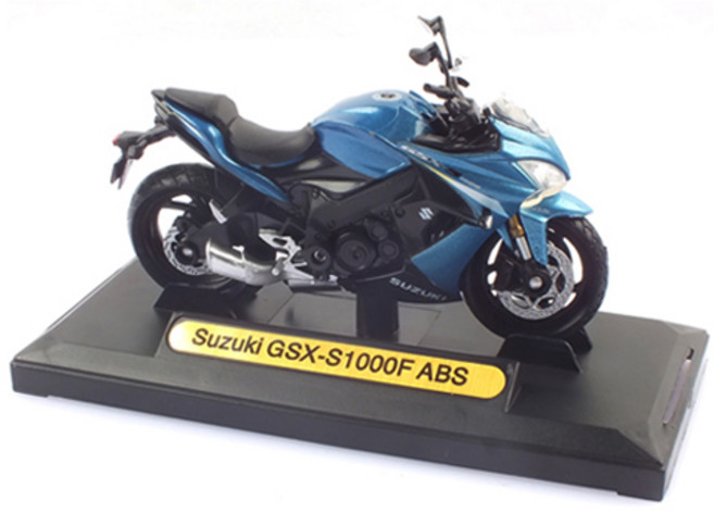 MOTOR MAX 1/18 鈴木 GSX-S1000F 摩托車模型 MXT113694BL, 混合色, 1個