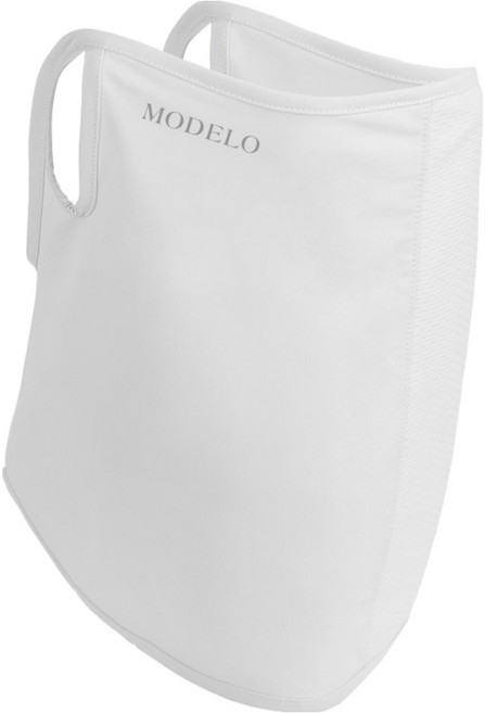 모델로 쿨핏 UPF50+ 마스크, 화이트, 1개