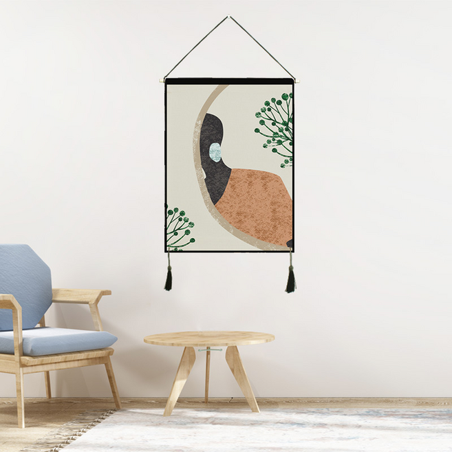 모디시 홈 패브릭 벽장식 그림 태피스트리 벽화, 타입 7