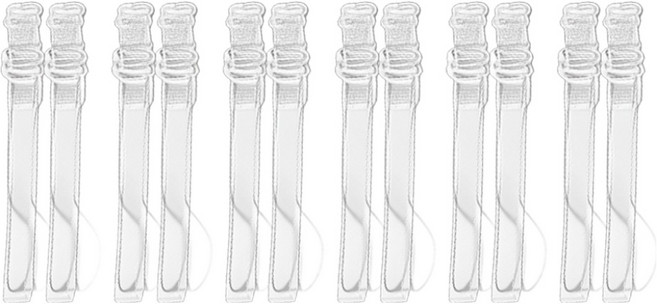 고씨네 원클립 길이조절 하이힐 구두 벗겨짐방지 고정 밴드 스트랩 끈 2p x 6세트, 투명, 1개