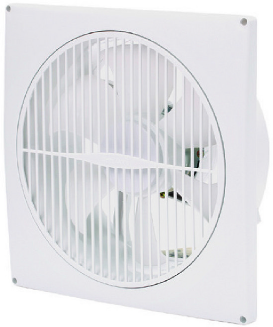 DoriDori 개방형 저소음 슬림형 환풍기 250mm, DWV-25DRC, 고객직접설치