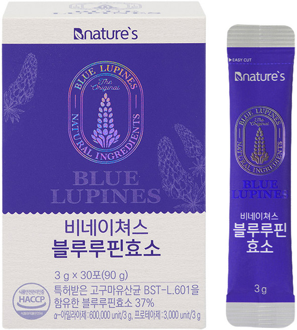 비네이쳐스 고구마유산균 블루루핀효소 30p, 90g, 1개