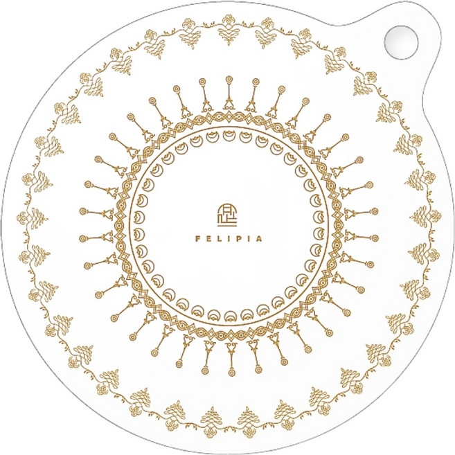 페리피아 빠넬 실리콘 인덕션 매트, 화이트, 1개