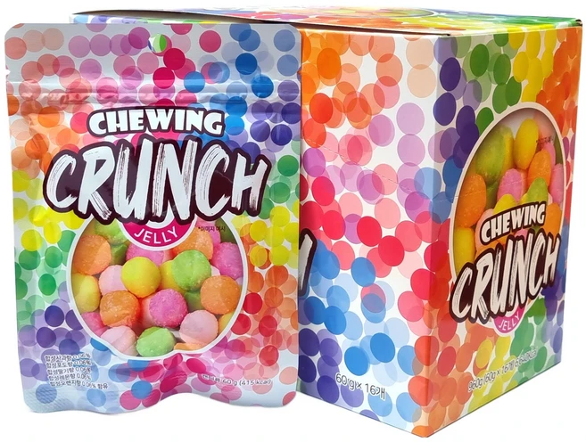 츄잉크런치 젤리, 16개, 60g - 쿠팡