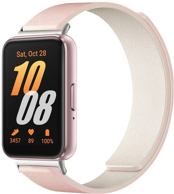 스페이스쉴드 매트 그레인 마그넷 링크 실리콘 스트랩, 샌드스타라이트, 1개