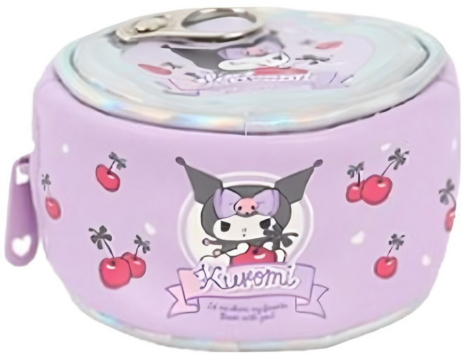 WINGHOUSE 三麗鷗水果罐頭收納包鑰匙圈, 酷洛米, 1個