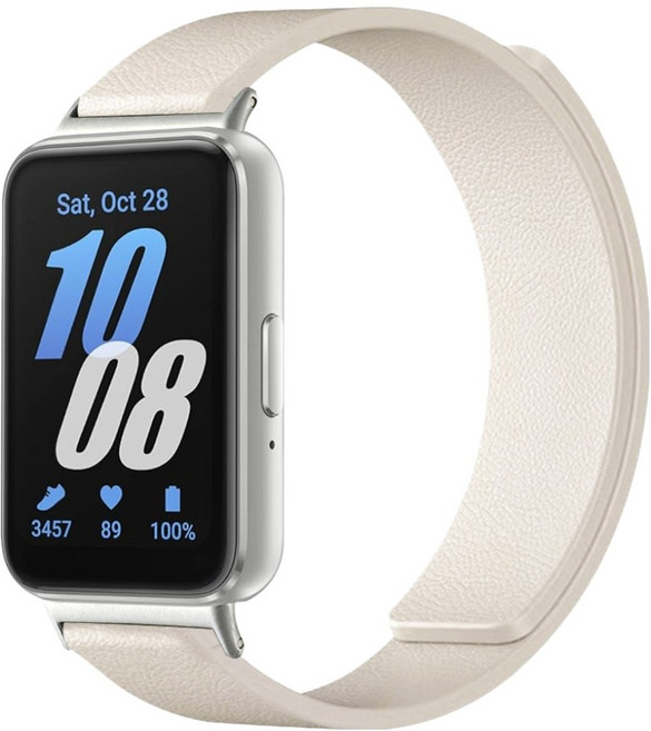 스페이스쉴드 매트 그레인 마그넷 링크 실리콘 스트랩, 스타라이트, 1개