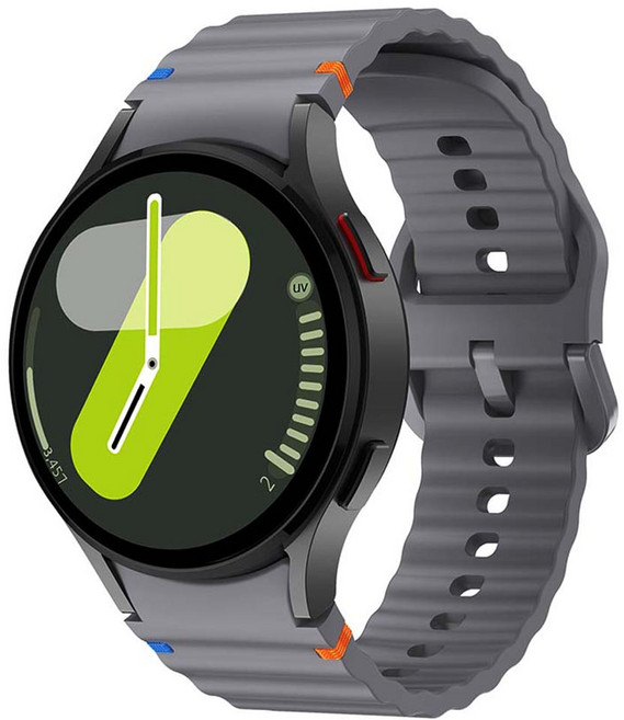 젤리타이거 스마트워치 스티치 스포츠 밴드 스트랩 날개형 20mm, 다크그레이, 1개