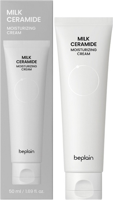 비플레인 밀크 세라마이드 보습 크림, 50ml, 1개