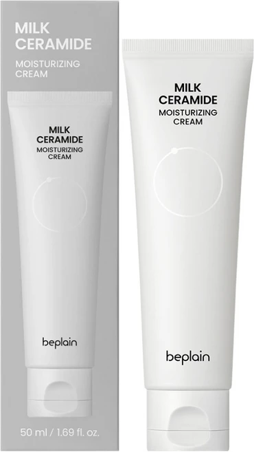 비플레인 밀크 세라마이드 보습 크림, 50ml, 1개 - 쿠팡