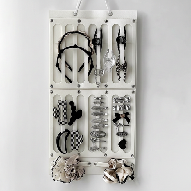 쏙쏙채움 보석 단추 헤어 밴드 액세서리 쥬얼리 벽 디스플레이, Style C, 1개