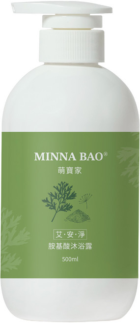 MINNA BAO 萌寶家 艾安淨胺基酸沐浴露, 1個, 500ml