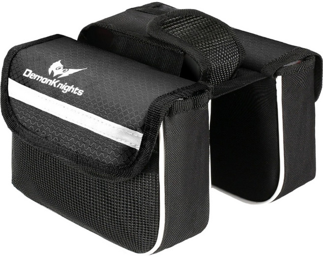 엑스터 자전거 휴대폰 거치 터치패널 프레임 수납가방 12 x 16.4 x 5 cm, 일반 블랙, 1개